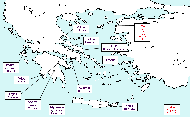 Map of the Odyssey
